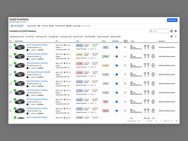 Dashboard UI