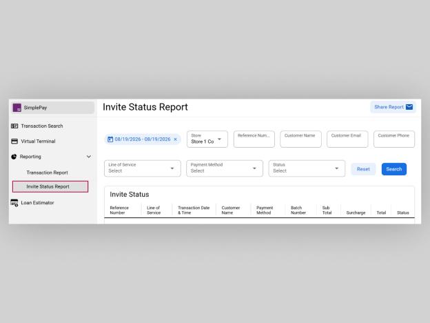 Invite status
