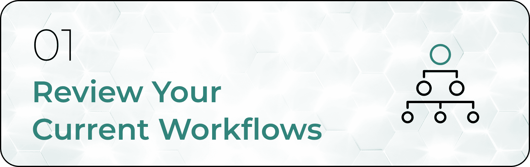 Review your current workflows.
